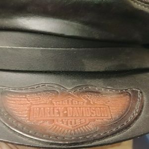 Bermans leather harley davidson hat small